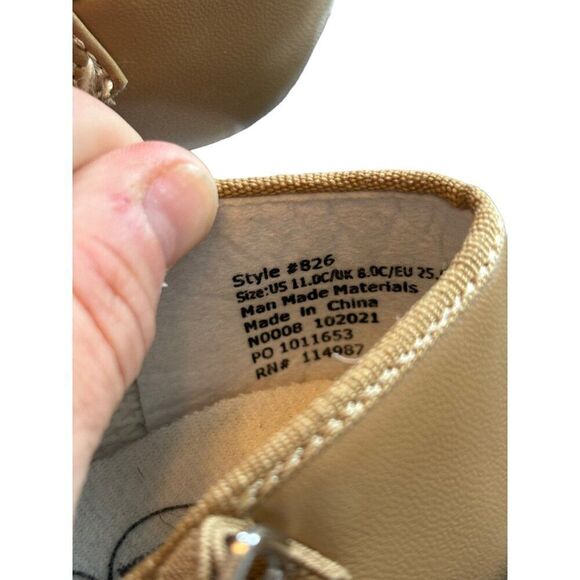 Revolution Children's Tap Shoes Style #826 Size 11 Tan - Picture 6 of 11